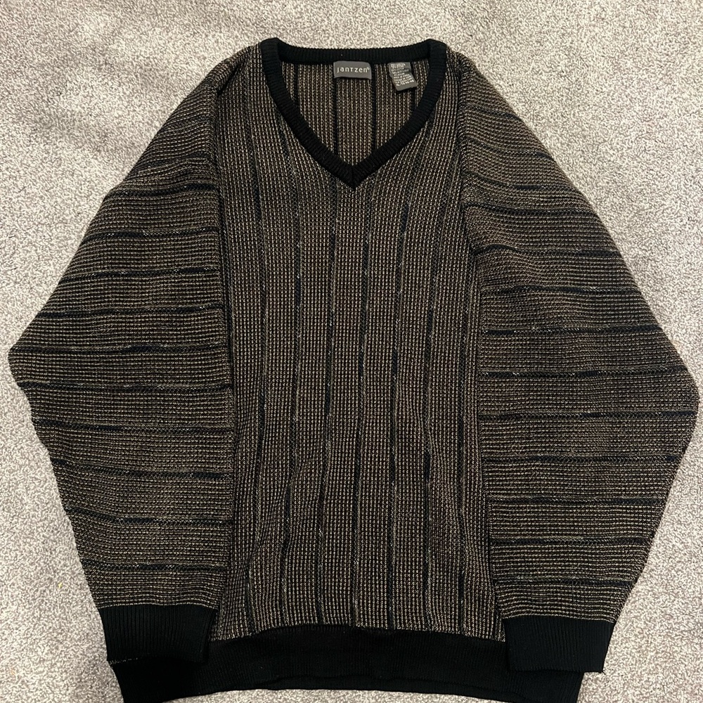 Vintage Jantzen V-Neck Men's Sweater